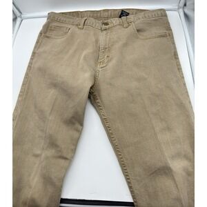Dearborn Jeans Mens 35 (33x31) Beige Slim Fit Denim Mid Rise Casual Pants USA